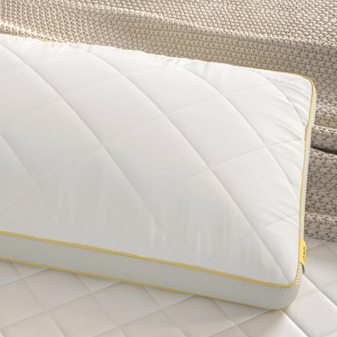 the memory foam pillow hybrid front and back sleeper