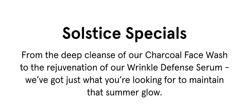 Solstice Specials