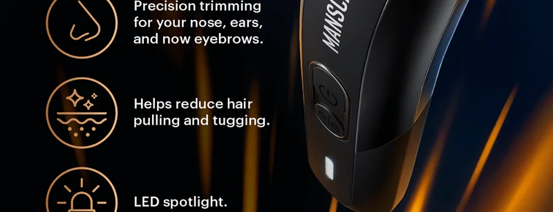 Electric Nose, ear & eyebrow hair trimmer