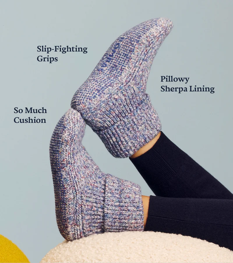 Slip-Fighting Grips. So Much Cushion. Pillowy Sherpa Lining