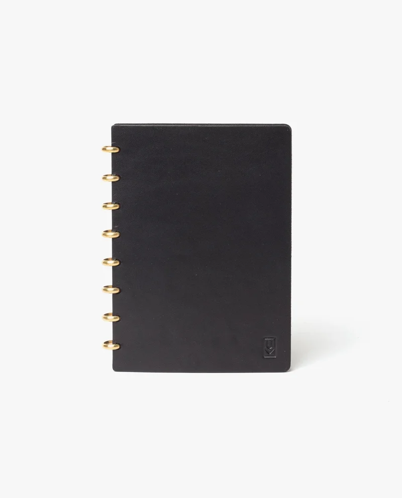 Image of Discbound Heirloom Journal (Black Leather)