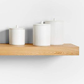 Natural Elm Wood Floating Shelf