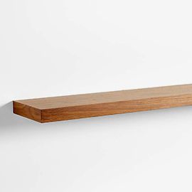 Walnut Wood Floating Shelf