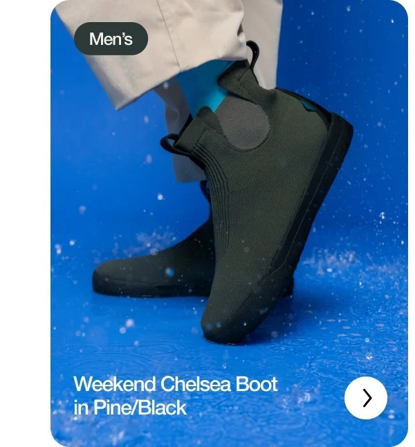 Weekend Chelsea Boot in Pine/Black (Men's).