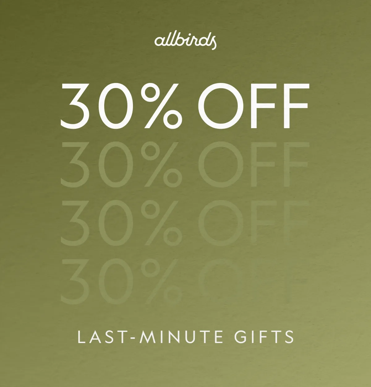 30% OFF Last Minute Gifts