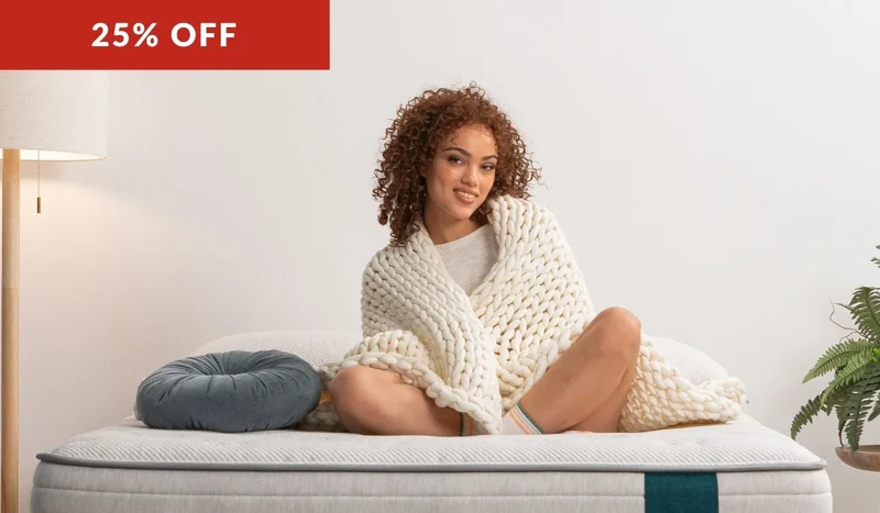 25% off the Hand-Knit Weighted Blanket