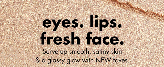 eyes. lips. fresh face.