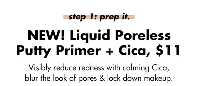 Liquid Poreless Putty Primer + Cica