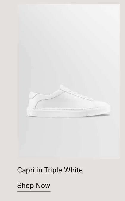 Capri in Triple White-Shop Now