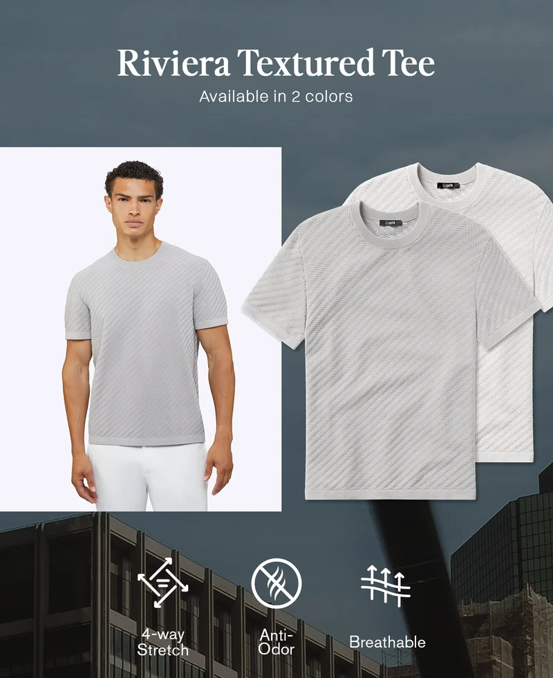 Riviera Textured Tee