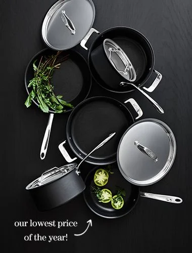 30% off All-Clad HA1 curated 10-piece cookware set