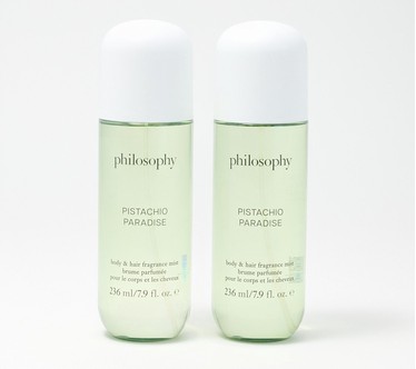 philosophy 8oz fragrance hair and body mist duo