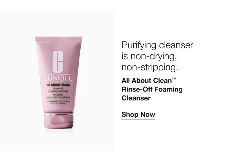 Purifying cleanser is non-drying, non-stripping. | All About Clean™ Rinse-Off Foaming Cleanser | Shop Now