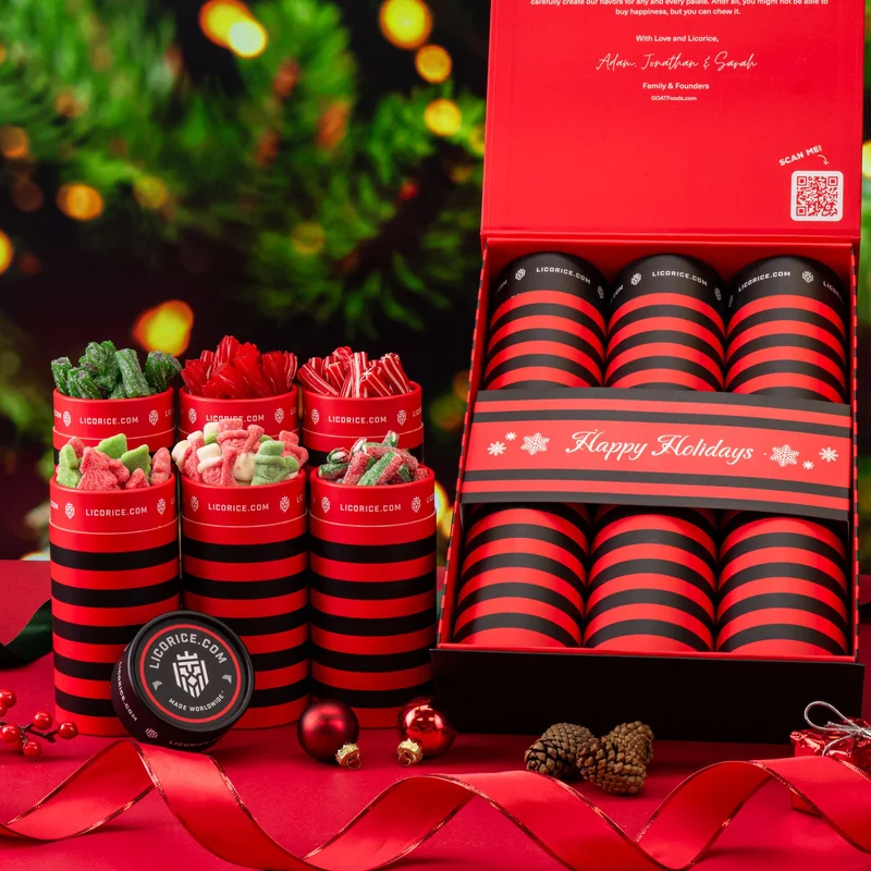 Image of Santa's Favorite Holiday - 6 Tube Gift Box