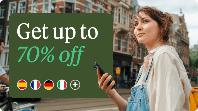 Get up to 70% off
