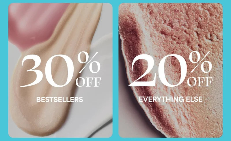 30% off bestsellers | 20% off everything else