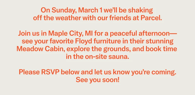 We're heading north later this month to the Traverse City area and turning the temperature (way) down.