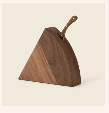 The Cheese Block with Hand-Forged Knife