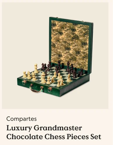 Luxury Grandmaster Chocolate Chess Pieces Set