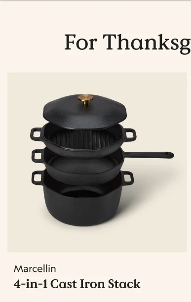 4-in-1 Cast Iron Stack