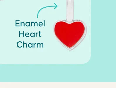 Enamel Heart Charm