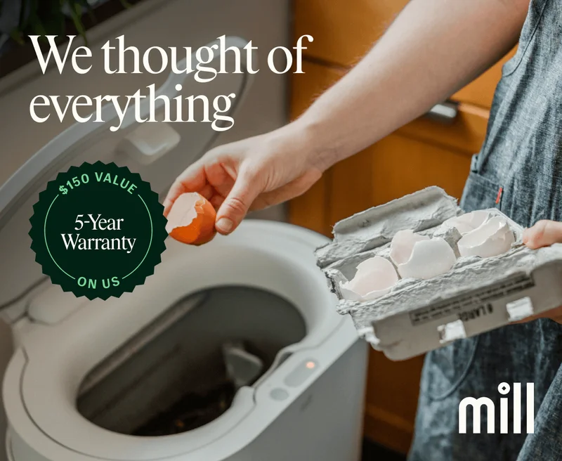 We thought of evertything. 5-year warranty on us, $150 value.