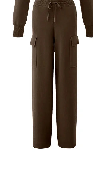 Scholar Knit High Waist Caro Pant