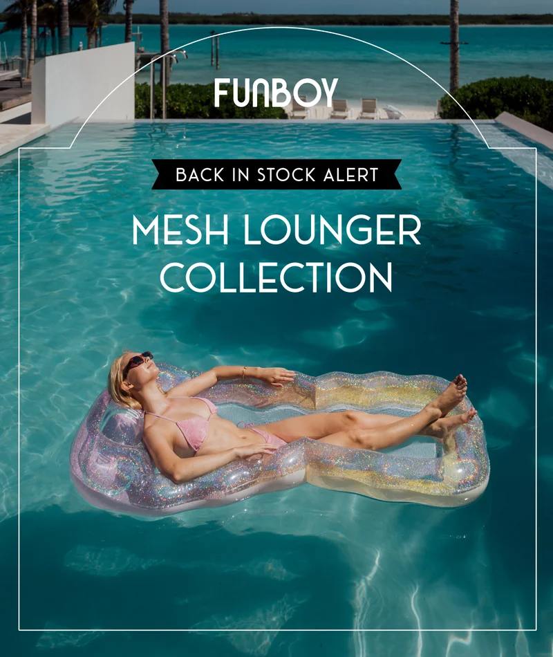 FUNBOY | Back in Stock Alert | Mesh Lounger Collection