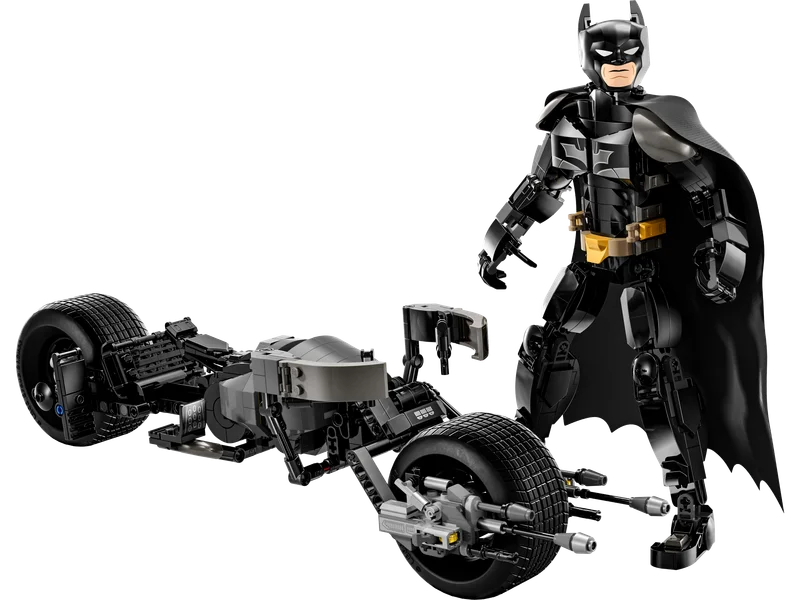 Batman™ Construction Figure and the Bat-Pod Bike