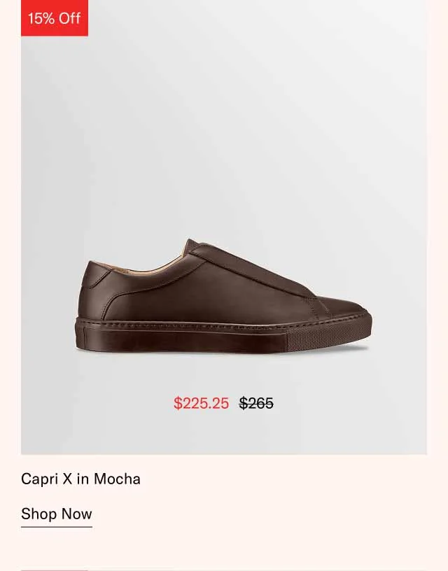 Capri X in Mocha. Shop Now