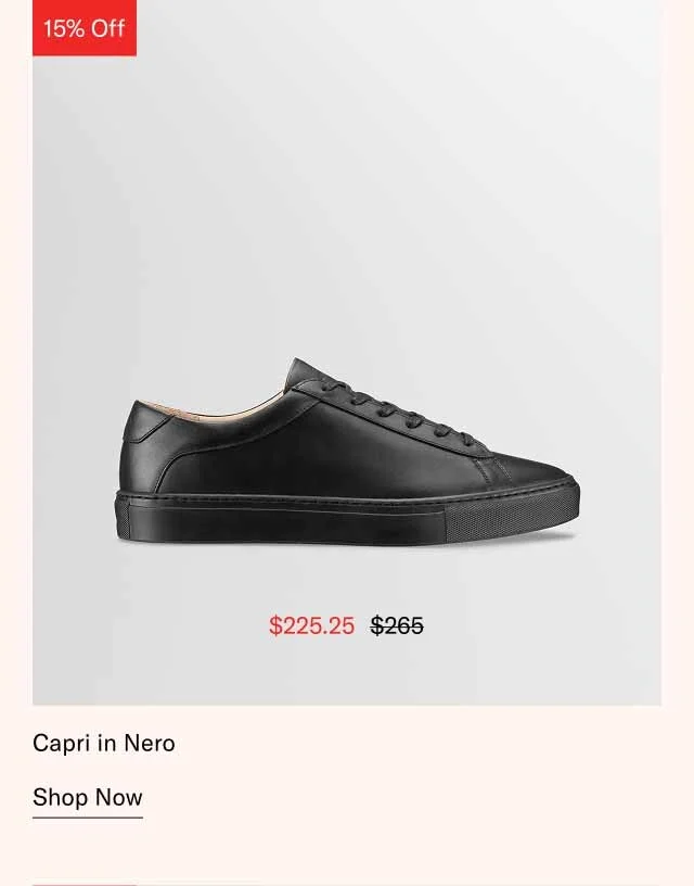 Capri in Nero. Shop Now