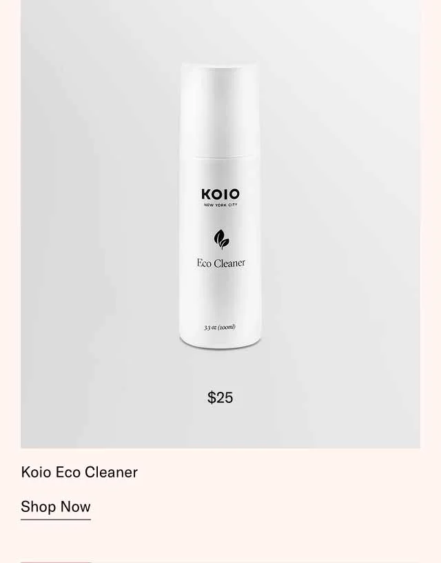 Koio Eco Cleaner. Shop Now