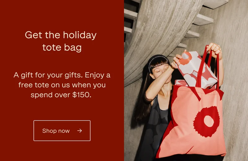 Free tote with orders $150+