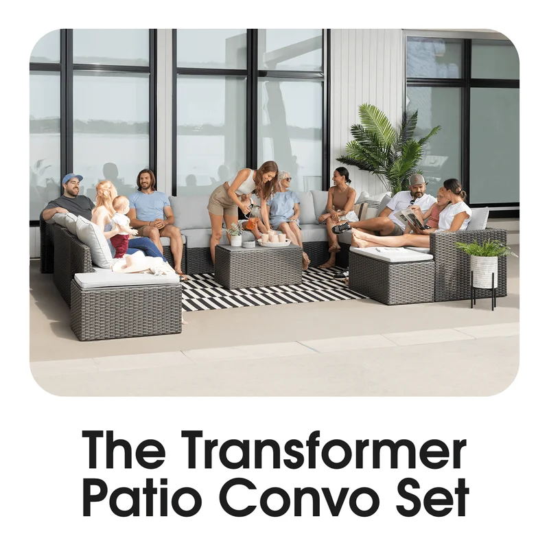 Transformer Patio Convo Set