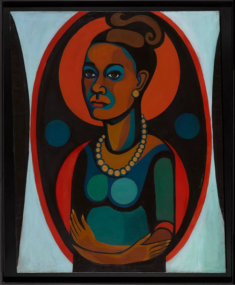 “Early Works #25: Self-Portrait” by Faith Ringgold