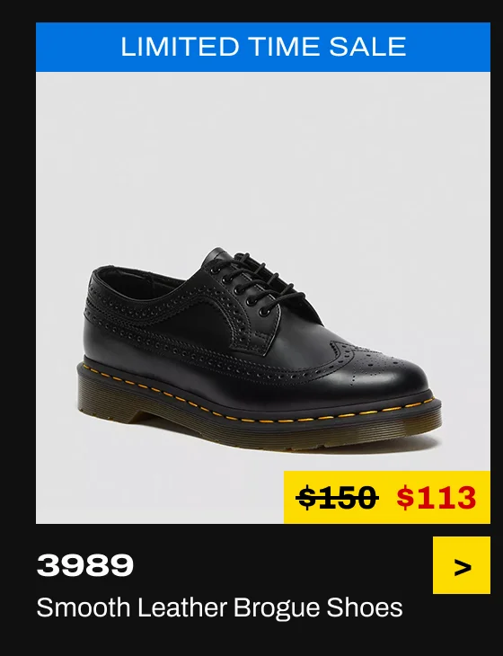 3989 Yellow Stitch Smooth Leather Brogue Shoe