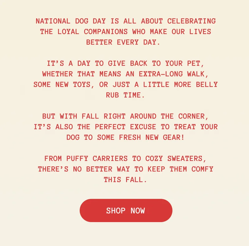 National Dog Day is all about celebrating the loyal companions who make our lives better every day.