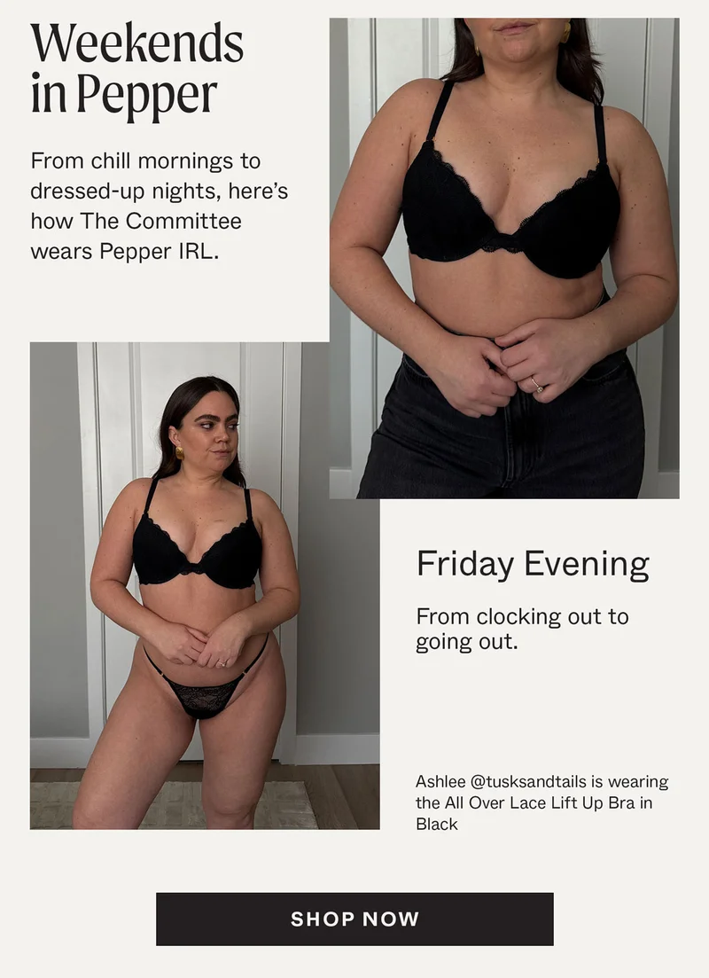 Friday Evening - All Over Lace Lift Up Bra