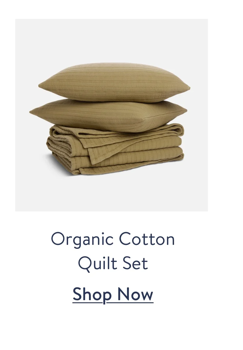 Organic Cotton quilt set