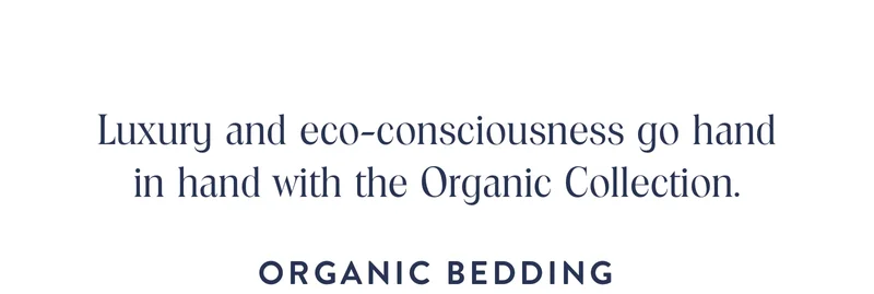 Organic bedding