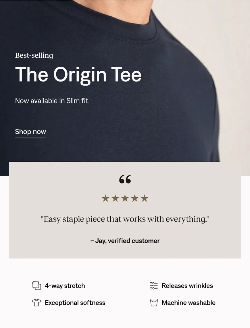 Origin Tee - Slim