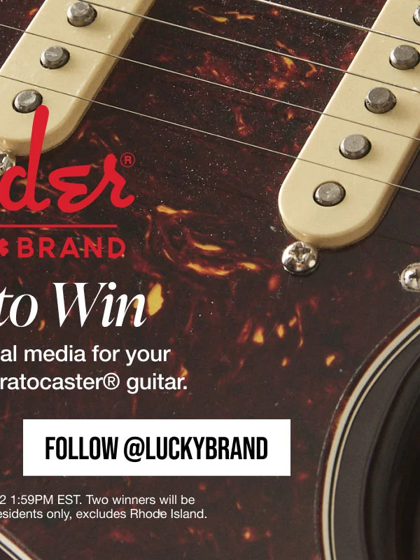 Follow @LUCKYBRAND