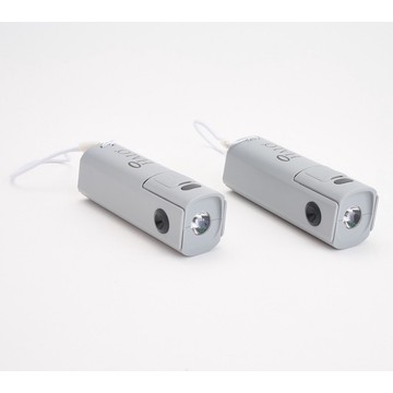 HALO Set of 2 FanPal 2,000mAH Power Banks with Mini Fan & LED Light