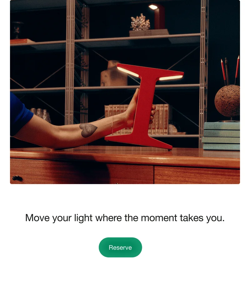 Move your light where the moment takes you.