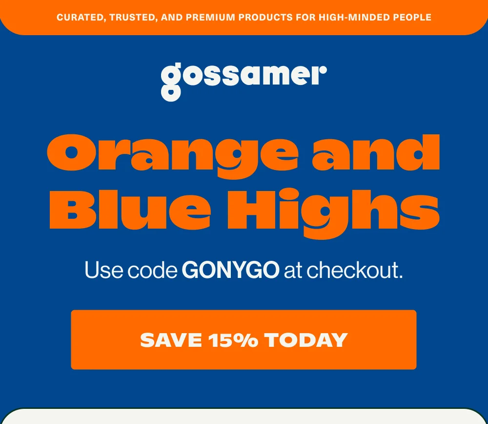 ORANGE AND BLUE HIGHS - SAVE 15% TODAY