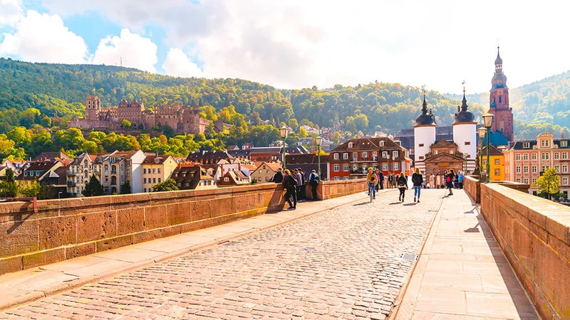 Image description: Autumn in Heidelberg, Bavaria, Germany.