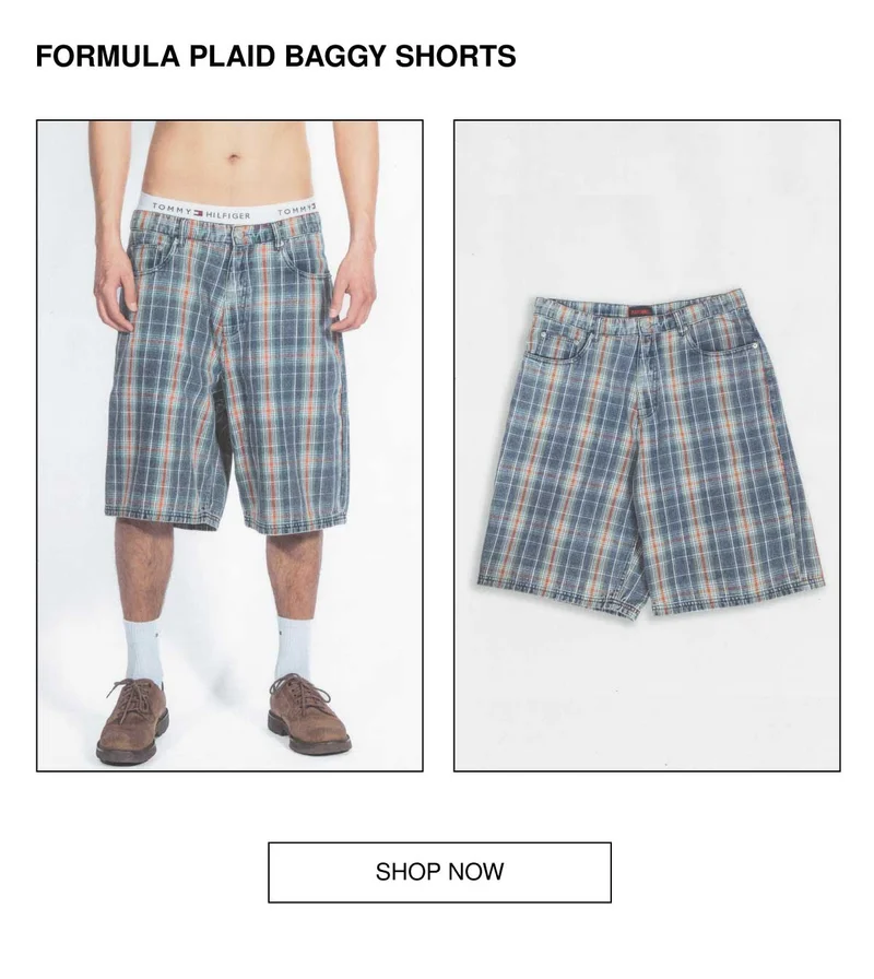 Formula Plaid Baggy Shorts | SHOP NOW