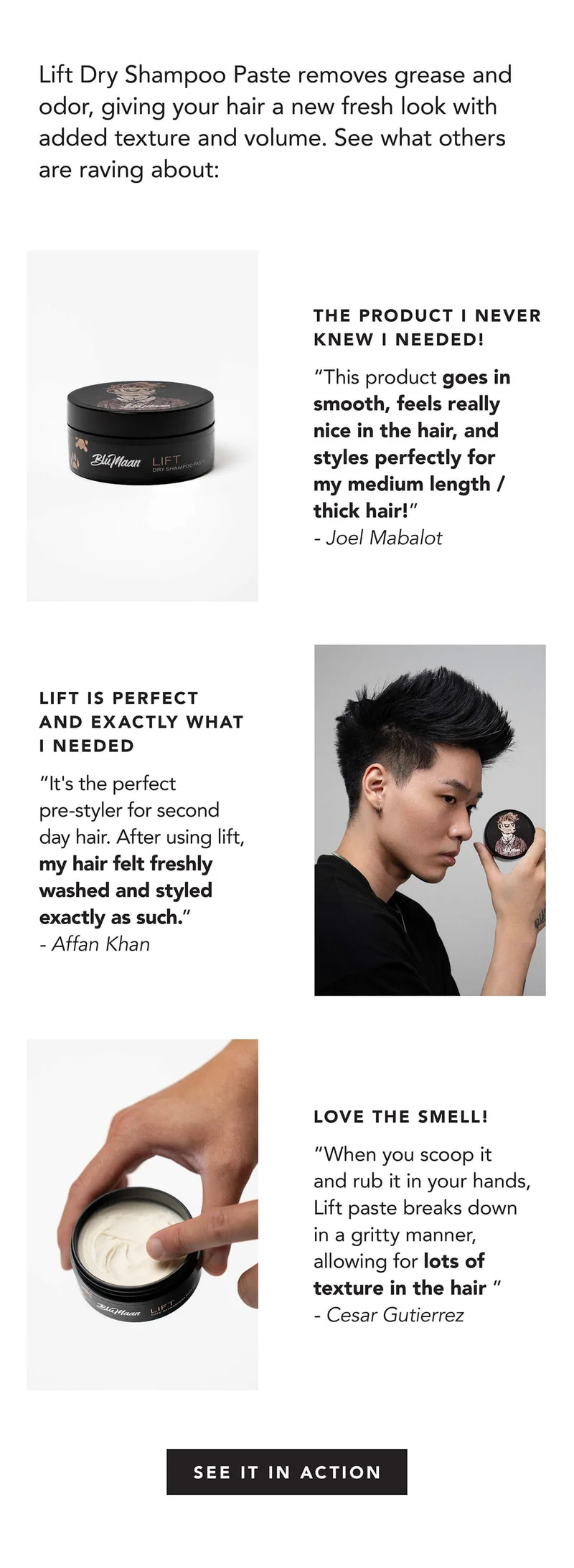 Dry Shampoo Paste