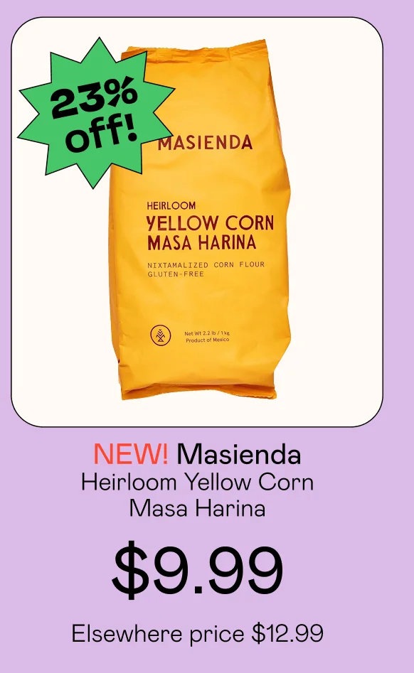 Heirloom Yellow Corn Masa Harina