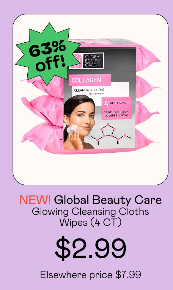 Glowing Cleansing Cloths Wipes (4 CT)
